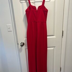 Elegant Red Jumpsuit